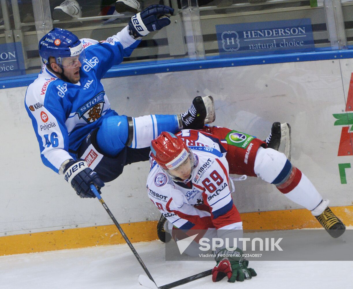 Hockey. Channel One Cup. Russia vs. Finland