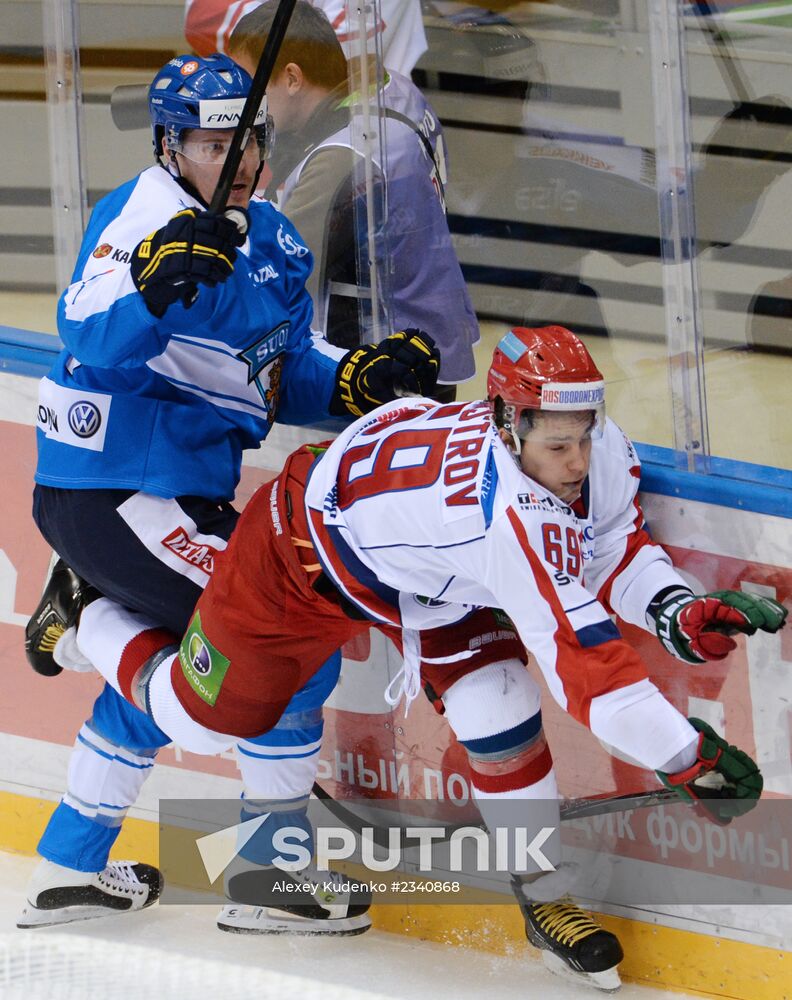 Hockey. Channel One Cup. Russia vs. Finland