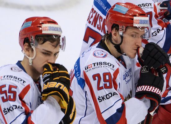 Hockey. Channel One Cup. Russia vs. Finland