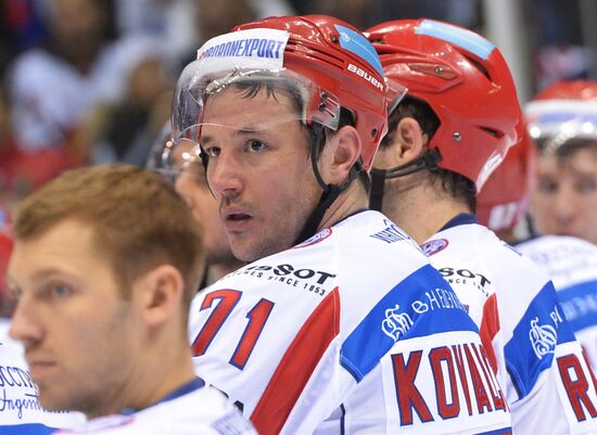 Hockey. Channel One Cup. Russia vs. Finland