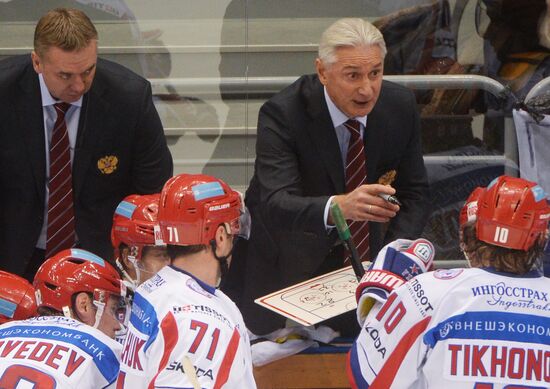 Hockey. Channel One Cup. Russia vs. Finland