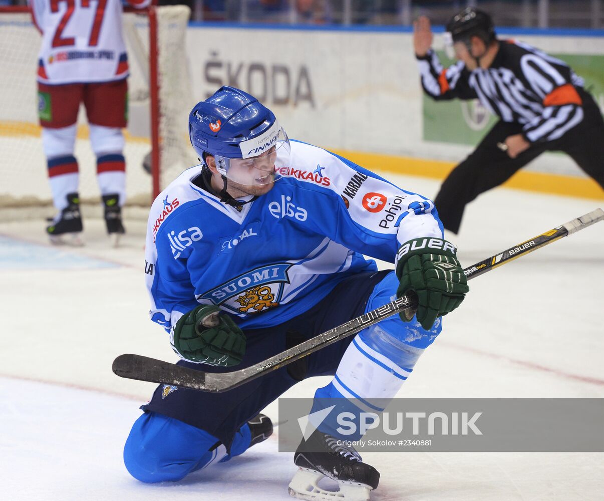 Hockey. Channel One Cup. Russia vs. Finland