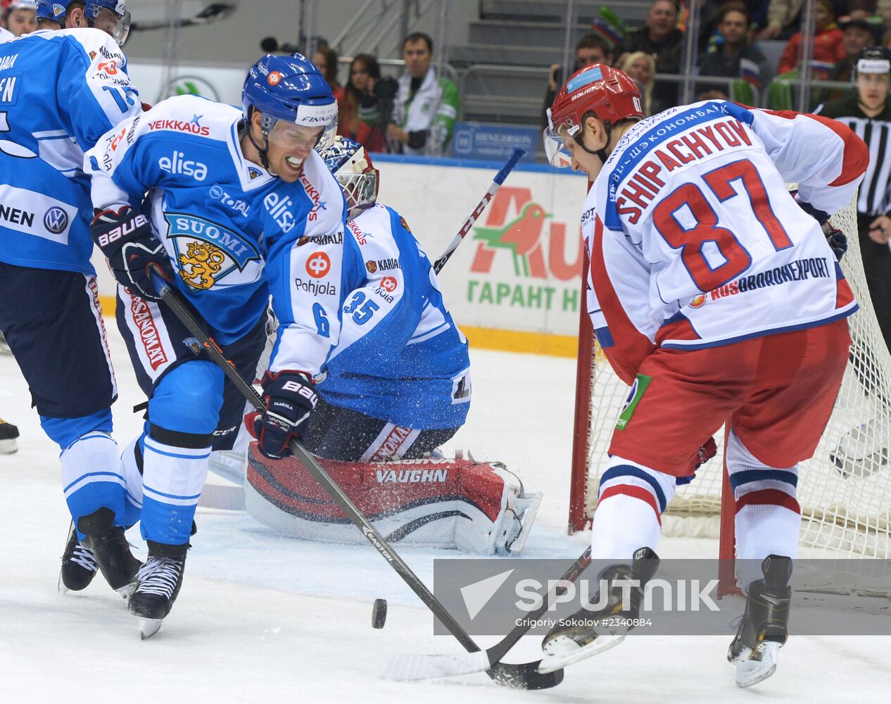 Channel One Cup. Russia vs. Finland