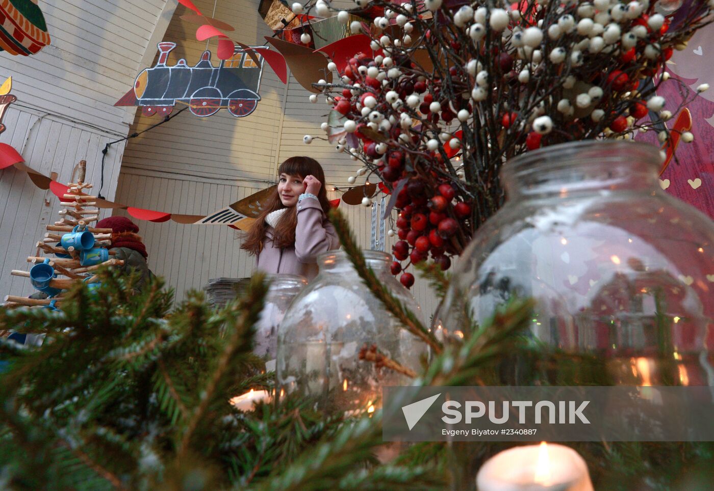Christmas fairs in Moscow