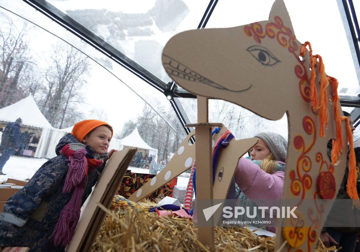 Christmas fairs in Moscow