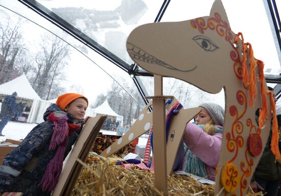 Christmas fairs in Moscow