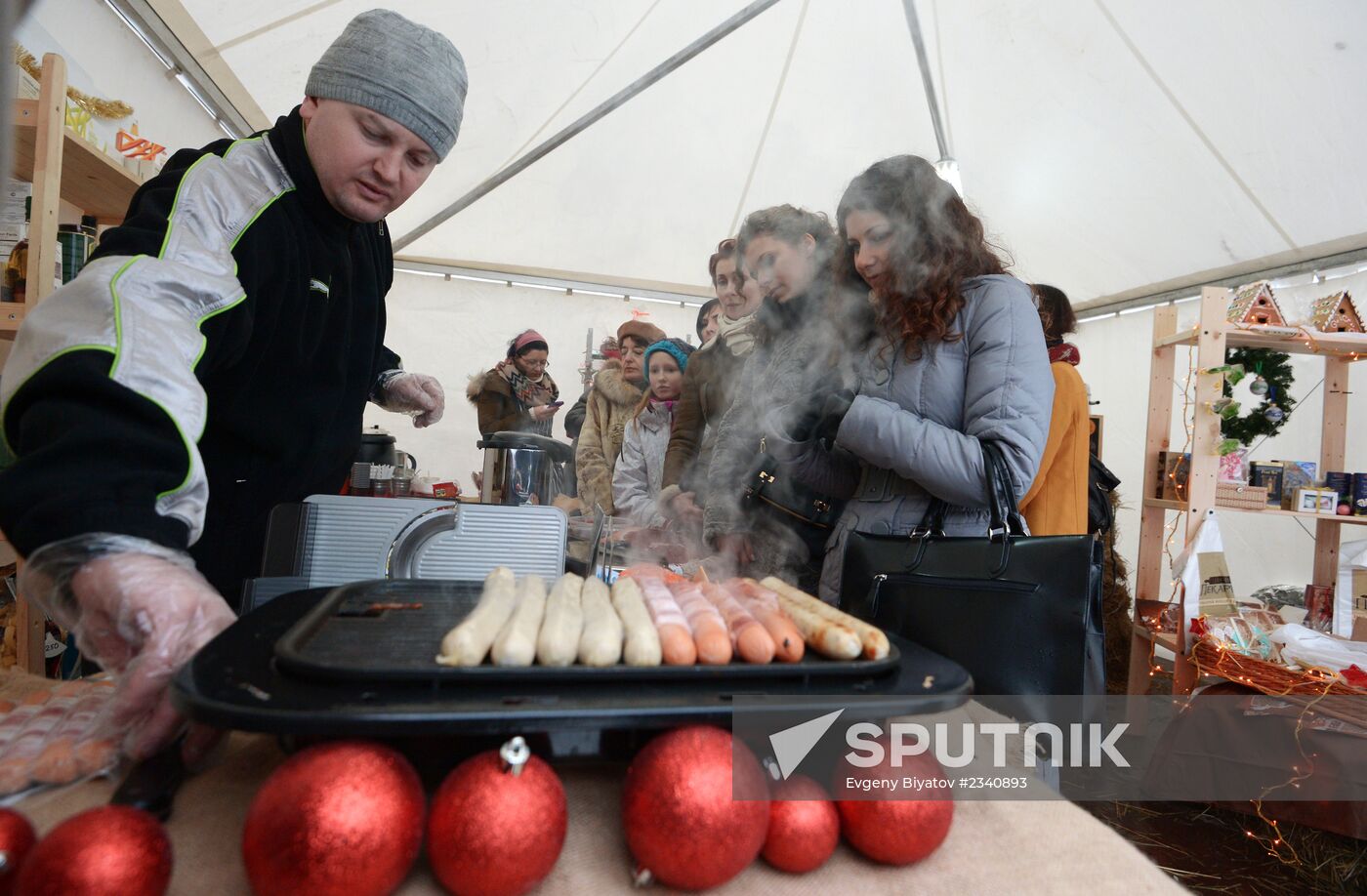 Christmas fairs in Moscow