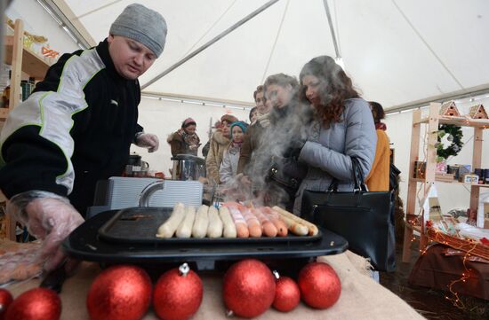Christmas fairs in Moscow