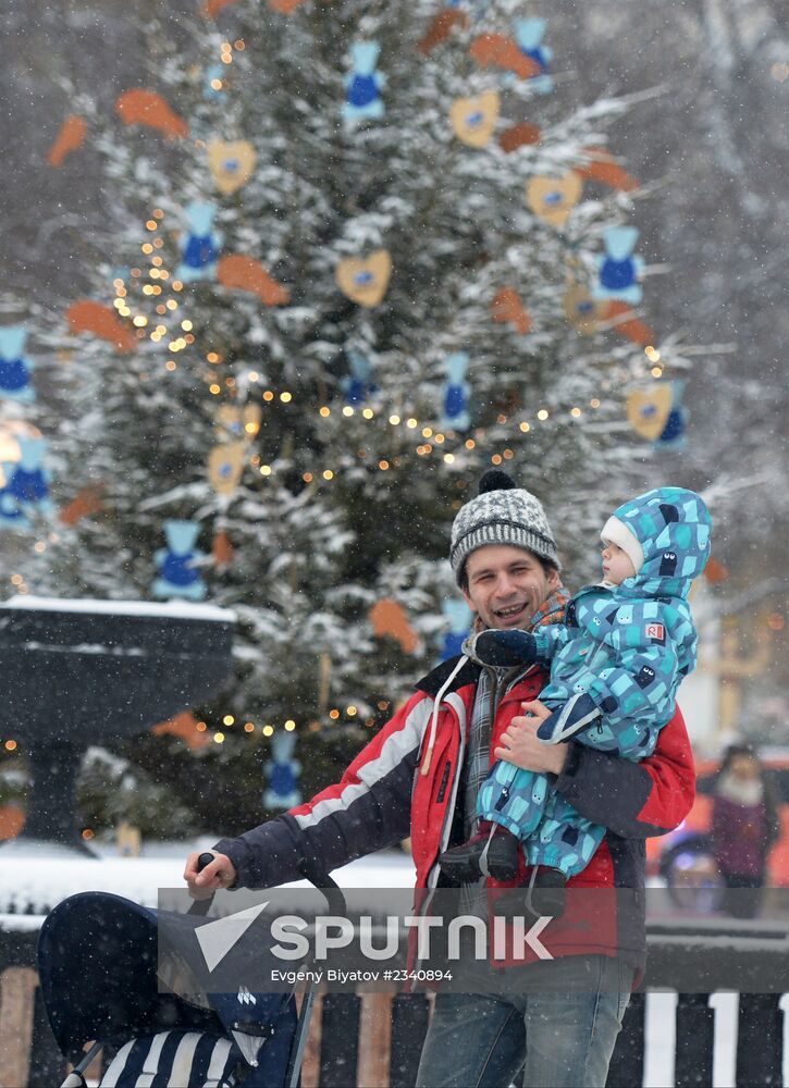 Christmas fairs in Moscow