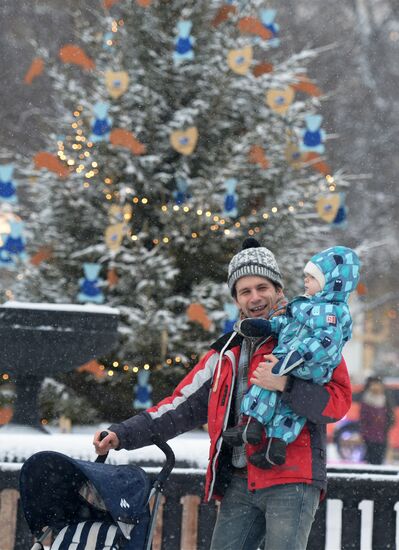 Christmas fairs in Moscow