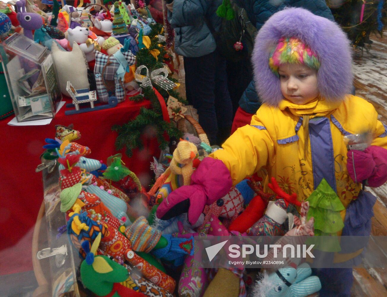 Christmas fairs in Moscow