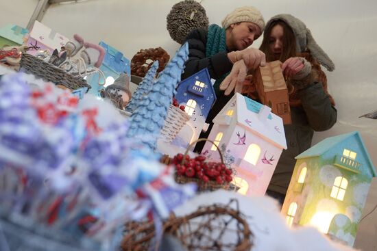 Christmas fairs in Moscow