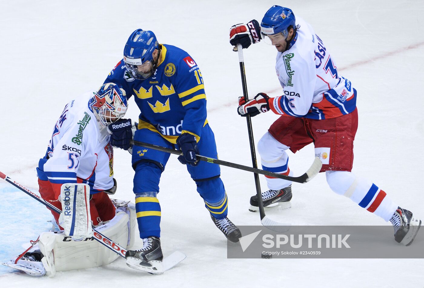 Ice Hockey. Channel One Cup. Czech Republic vs. Sweden