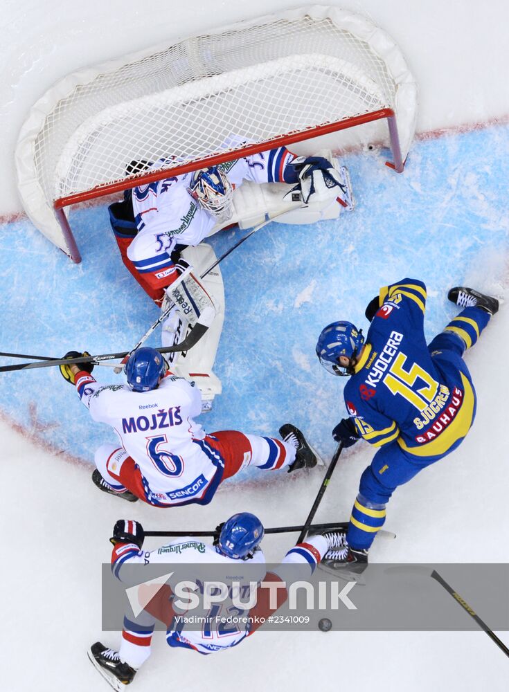 Ice Hockey Channel One Cup. Czech Republic vs. Sweden