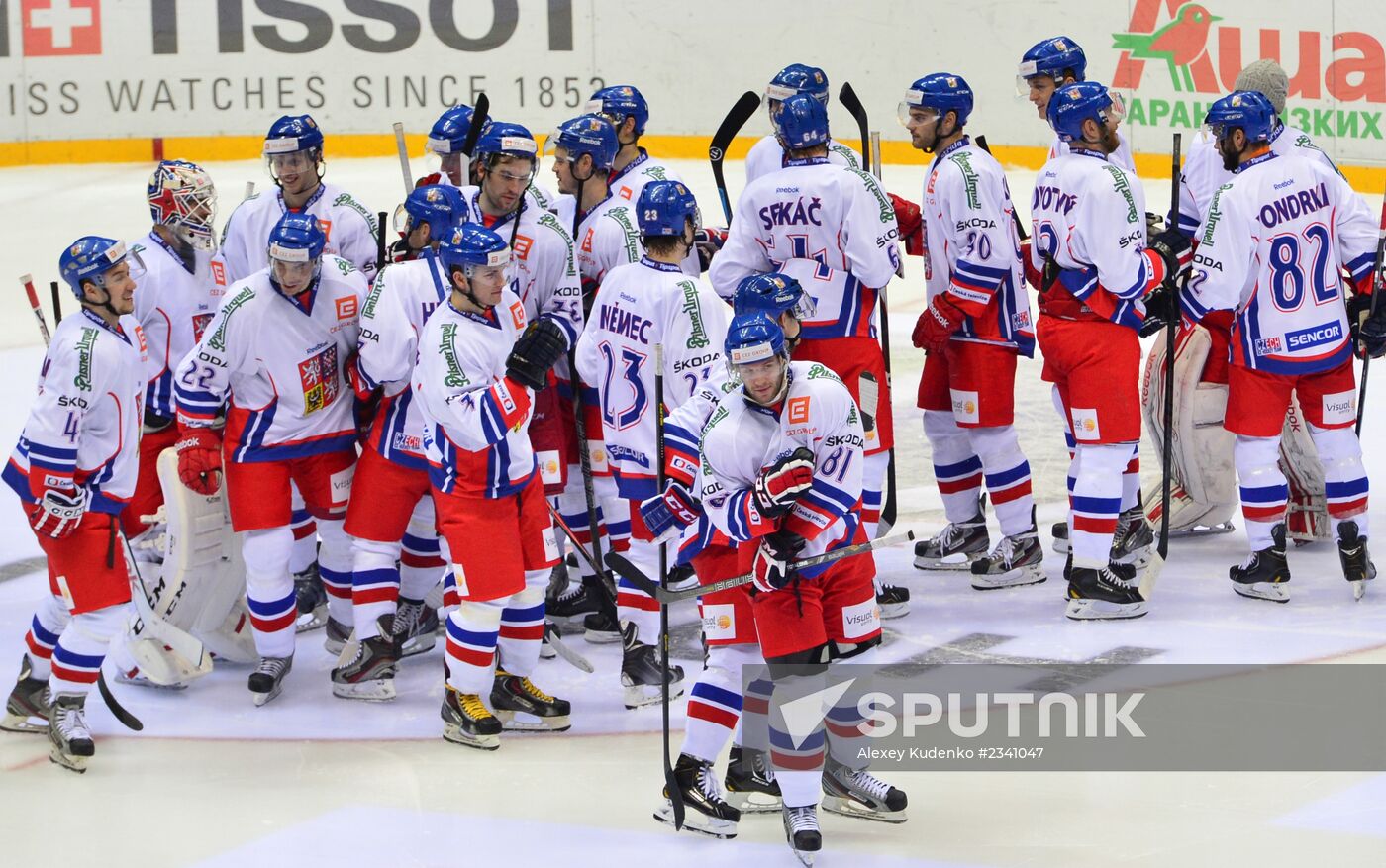 Ice Hockey. Channel One Cup. Czech Republic vs, Sweden