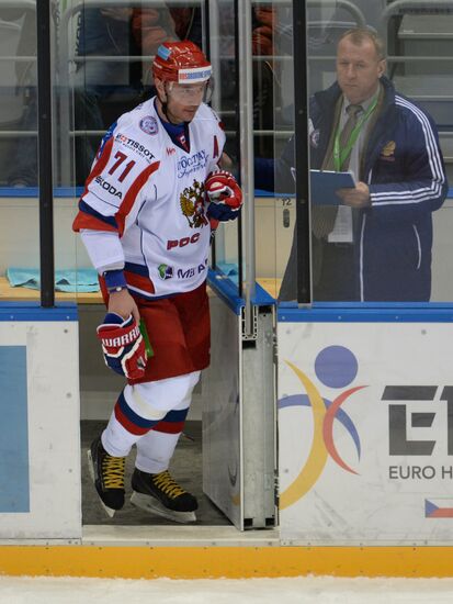 Hockey. Channel One Cup. Russia vs. Czech Republic