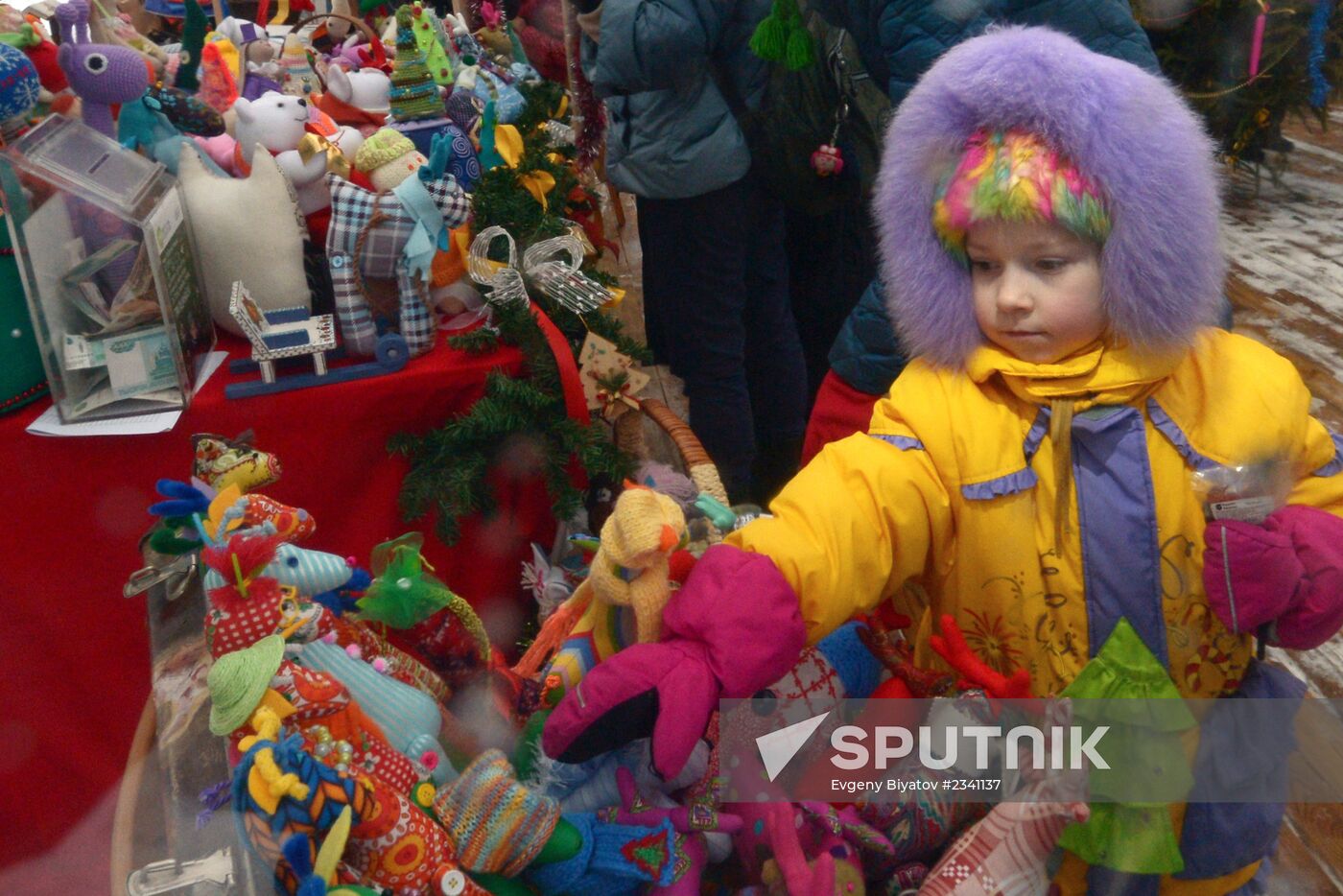 Christmas fairs in Moscow