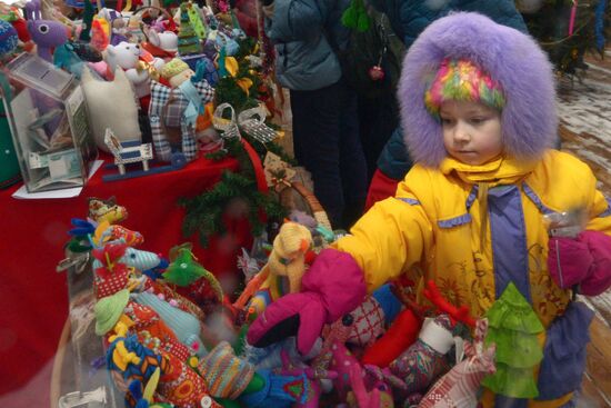Christmas fairs in Moscow