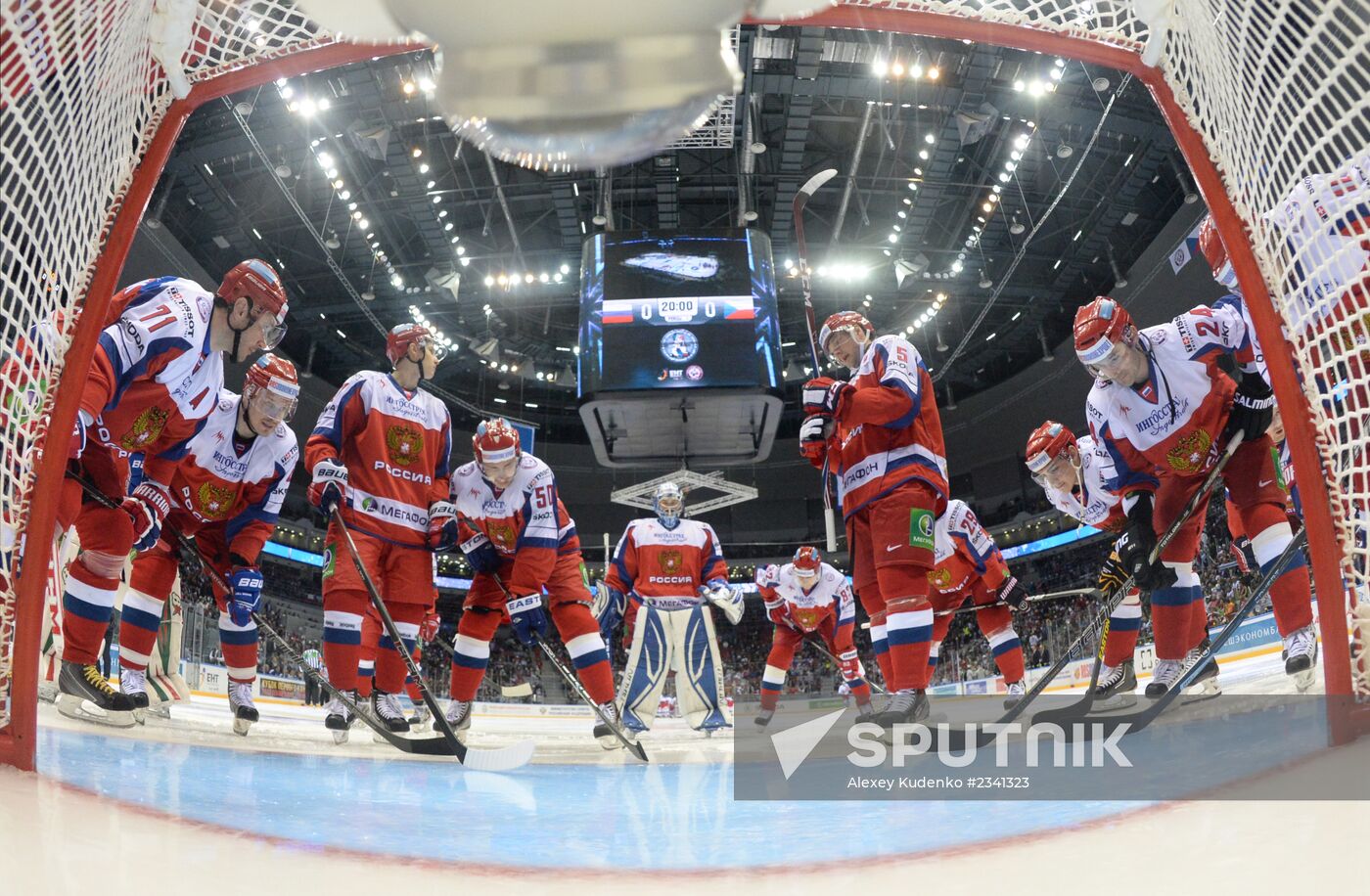 Hockey. Channel One Cup. Russia vs. Czech Republic
