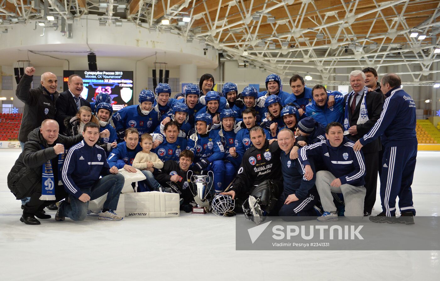 Russian Bandy Super Cup. Dynamo Moscow vs. Dynamo Kazan