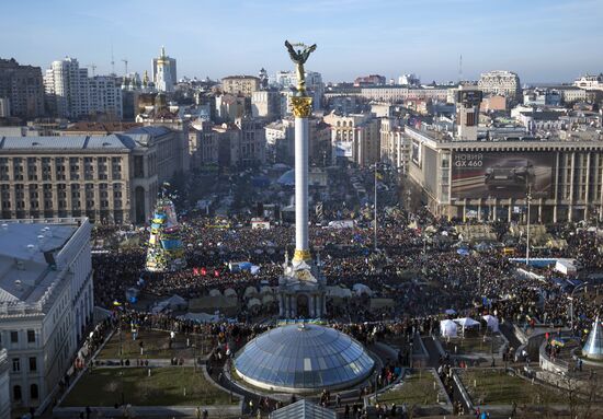 "Popular Assembly" on Independence Square in Kiev