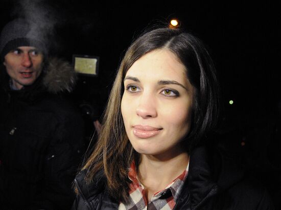 Pussy Riot's Nadezhda Tolokonnikova released from prison under amnesty