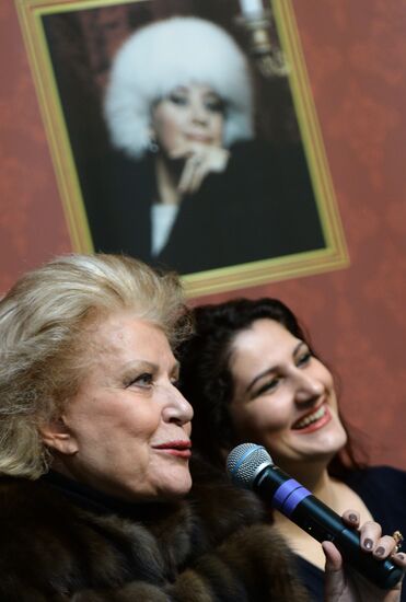 Press conference to mark Yelena Obraztsova's 50 years on stage