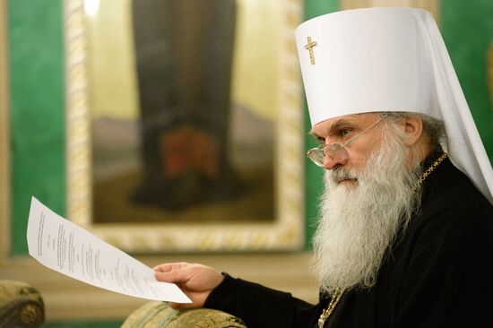 Meeting of Holy Synov of Russian Orthodox Church