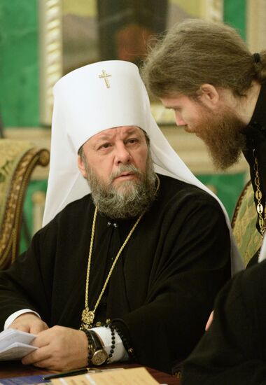 Meeting of Holy Synov of Russian Orthodox Church