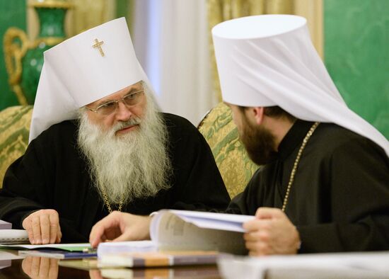 Meeting of Holy Synov of Russian Orthodox Church