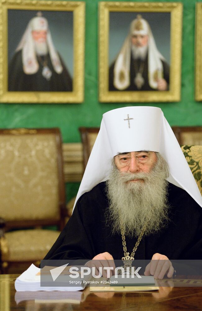 Meeting of Holy Synod of Russian Orthodox Church