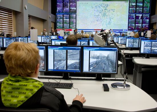 Sergei Sobyanin visits the united Traffic Control Centre
