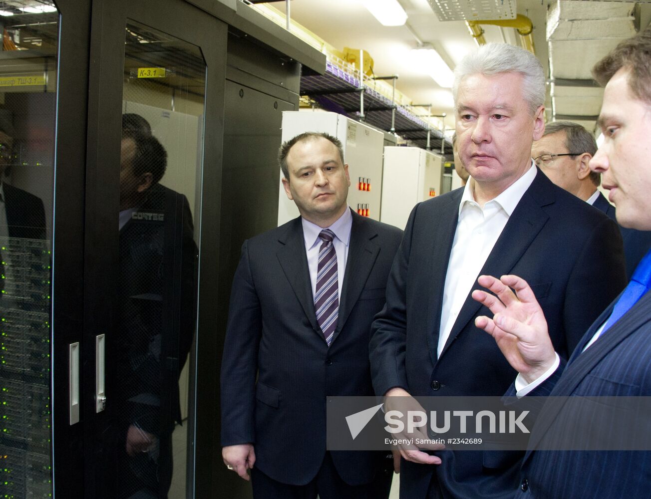 Sergei Sobyanin visits the united Traffic Control Centre