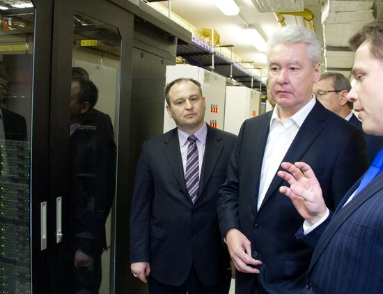 Sergei Sobyanin visits the united Traffic Control Centre