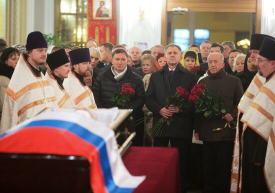 Funeral for legendary firearms designer Mikhail Kalashnikov in Izhevsk