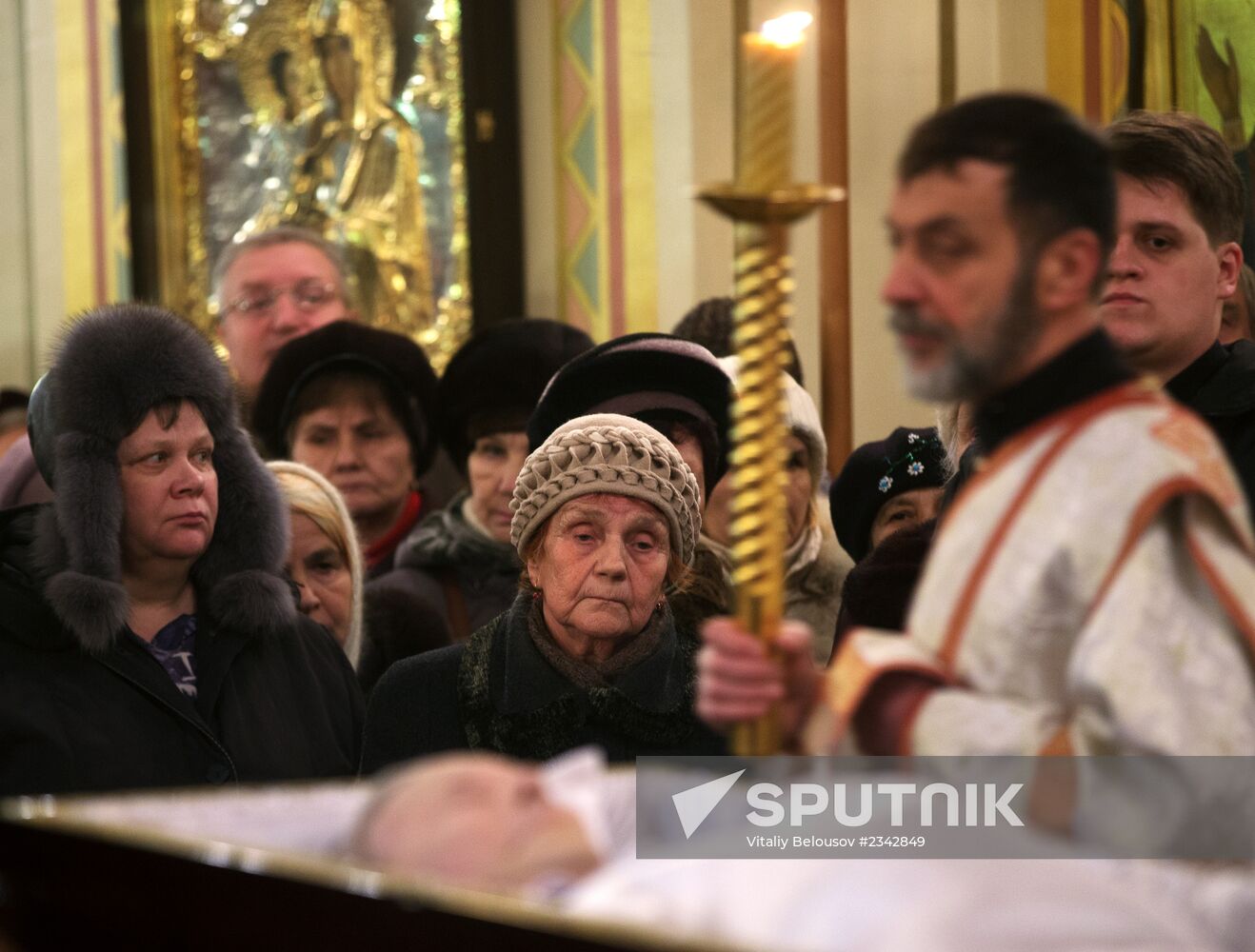 Funeral for legendary firearms designer Mikhail Kalashnikov in Izhevsk