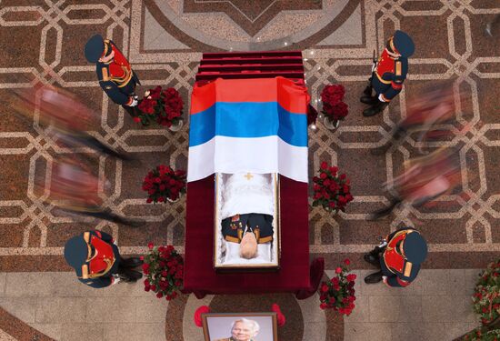 Memorial service for Mikhail Kalashnikov in Izhevsk