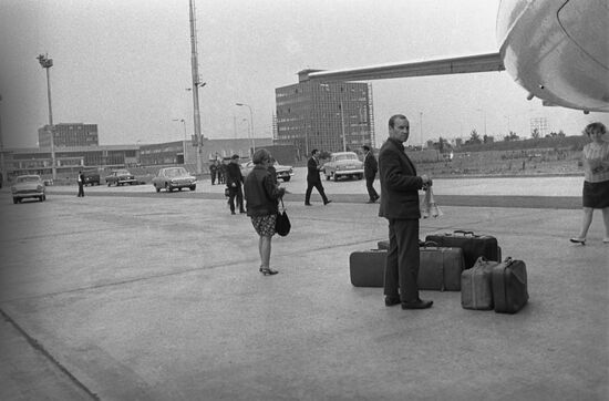 Prague airport, 1968