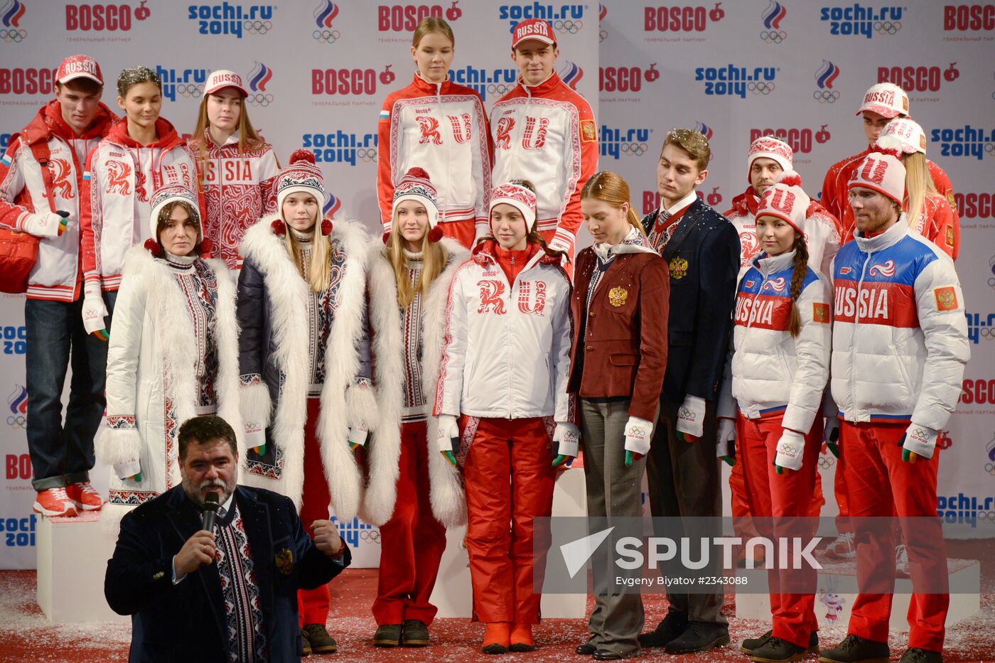 Presentation of Russian Olympic, Paralympic uniforms