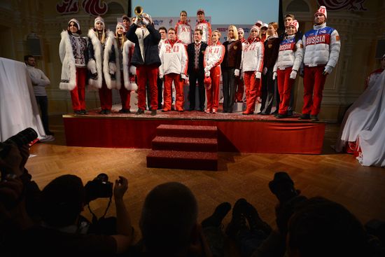 Presentation of Russian Olympic, Paralympic uniforms