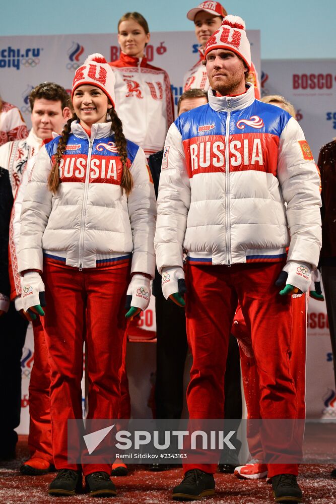 Presentation of Russian Olympic, Paralympic uniforms