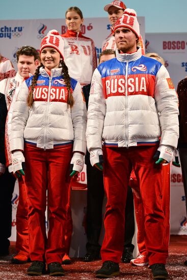 Presentation of Russian Olympic, Paralympic uniforms