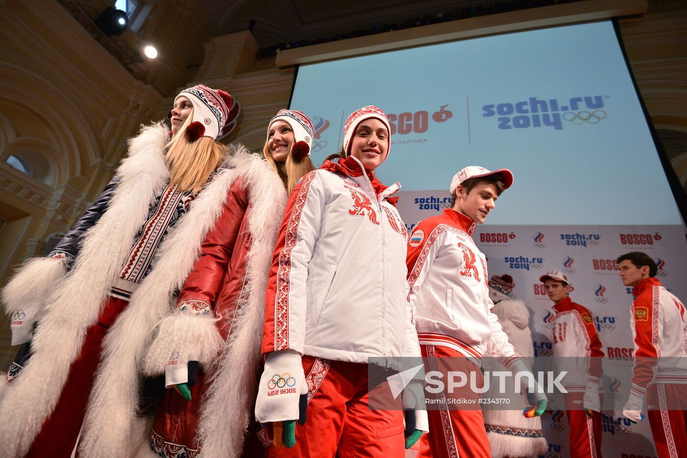 Presentation of Russian Olympic, Paralympic uniforms