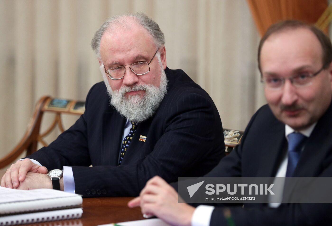 Vladimir Putin conducts meeting with electoral commission bosses