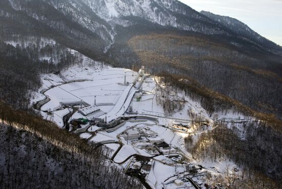 Aerial views of Olympic Sochi