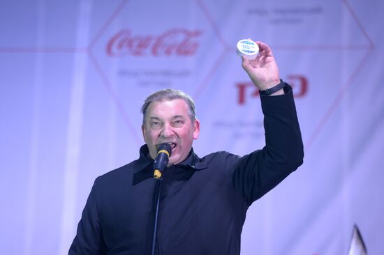 Olympic torch relay. Ulyanovsk