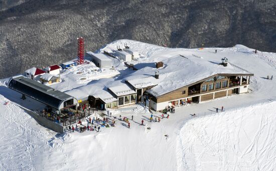 Aerial views of Olympic Sochi