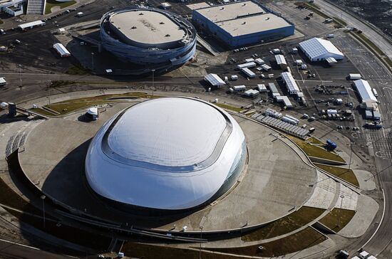 Aerial views of Olympic Sochi