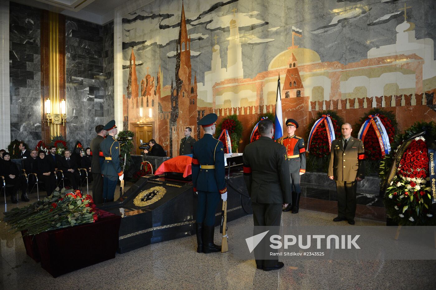 Mikhail Kalashnikov's Funeral