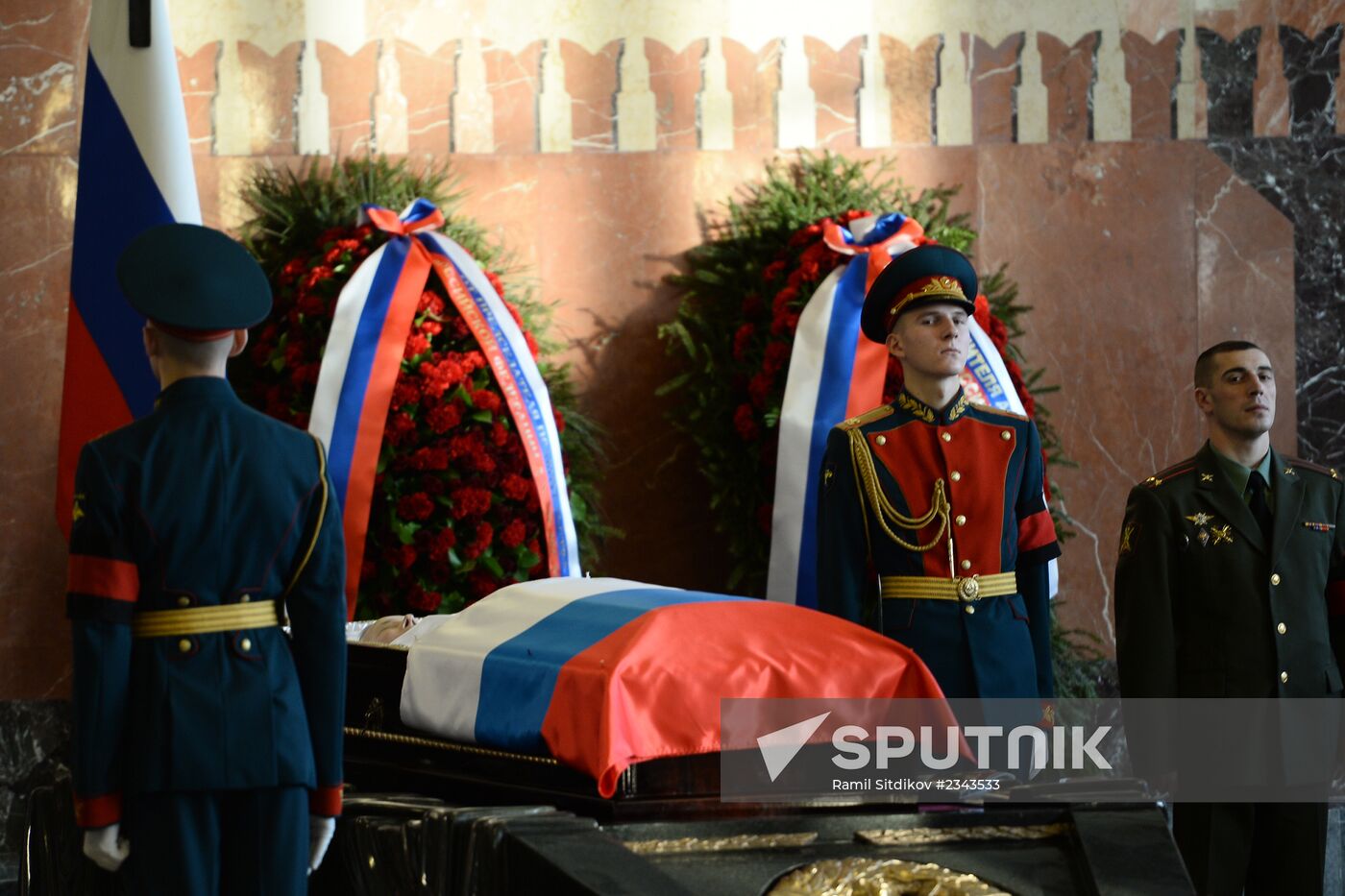 Mikhail Kalashnikov's funeral